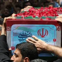 تشییع پیکرهای ۳ عضو یک خانواده غیرنظامی در اندیمشک