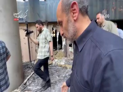 بازدید رئیس‌جمهور از ساختمان شیشه‌ای صداوسیما