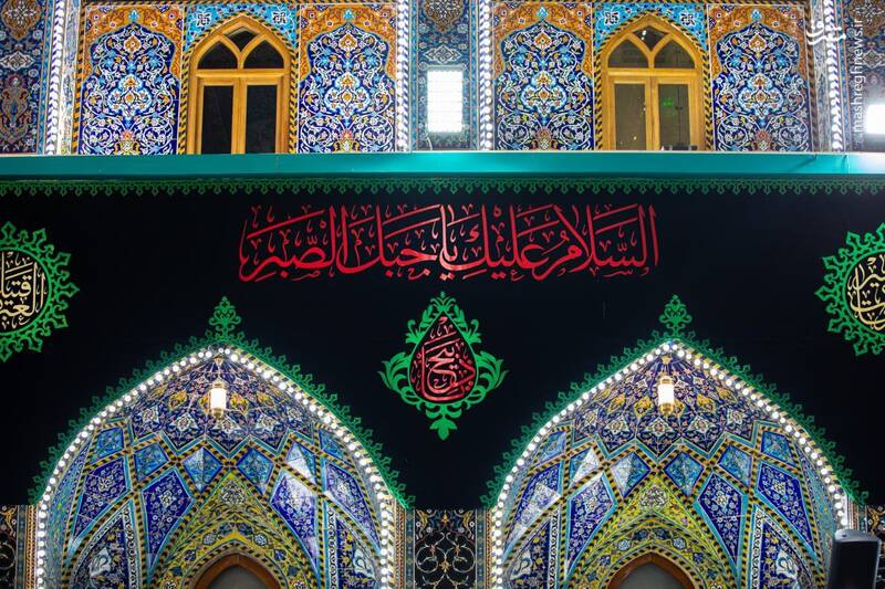عکس/ سیاه‌پوش کردن حرم امام حسین(ع) به مناسبت ماه محرم
