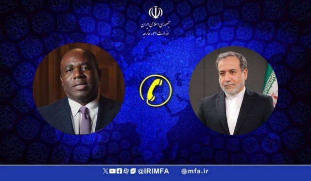 وزیر خارجه انگلیس در گفت‌وگو با عراقچی: در حمله آمریکا به ایران نقش آفرینی و همکاری نداشتیم‌