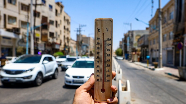 افزایش دما در همدان