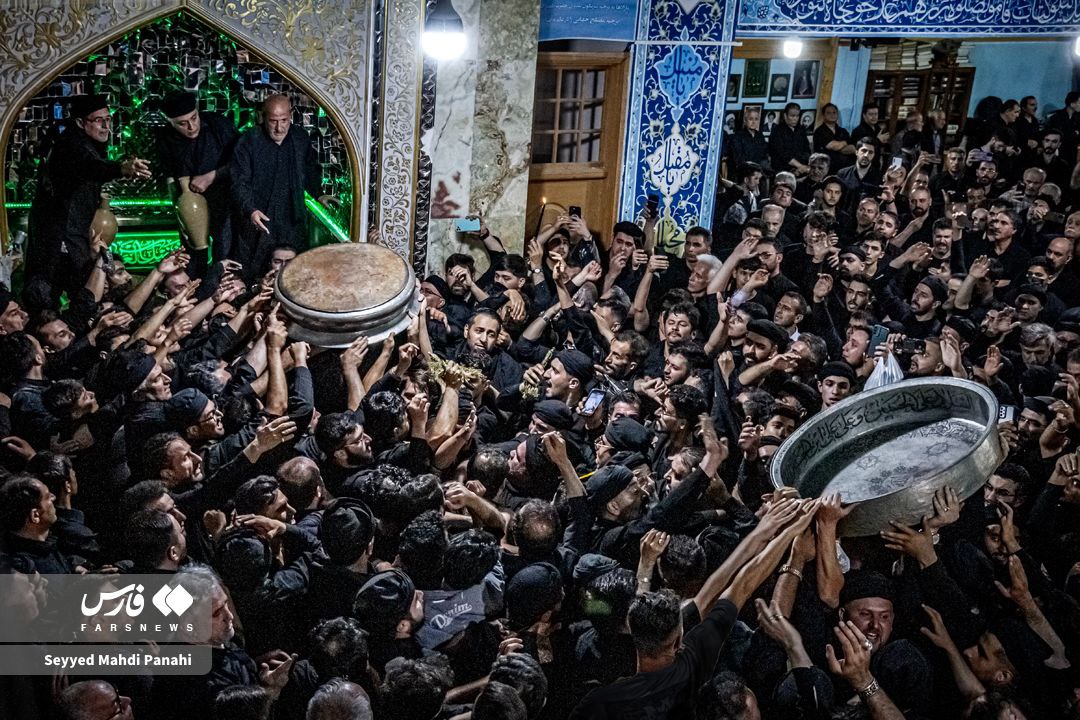  آیین سنتی طشت‌گذاری در اردبیل