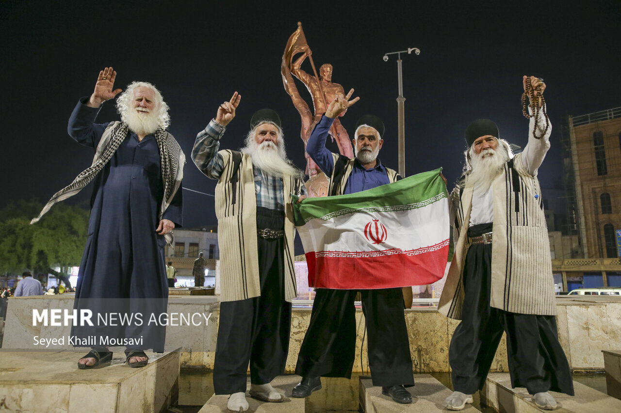 تجمع مردمی برای حمایت از عملیات «بشارت فتح» در اهواز