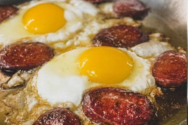 آموزش سوسیس تخم مرغ مخصوص