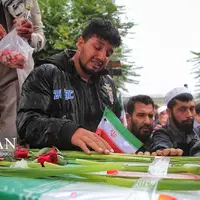 عکس/ تشییع پیکر شهید مدافع وطن «حامد ربانی»