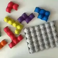 ایده ی درست کردن بازی فکری با شانه ی تخم مرغ