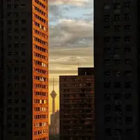 تصویری زیبا از برج میلاد