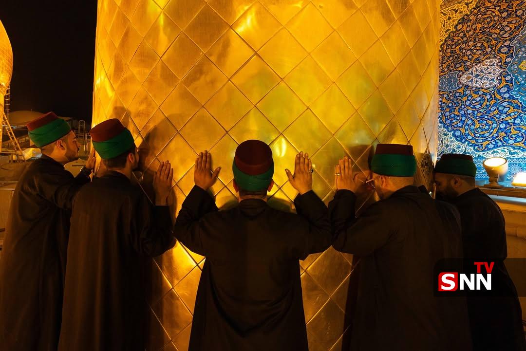 عکس/ غبار روبی گنبد امام حسین (ع) در آستانه محرم الحرام