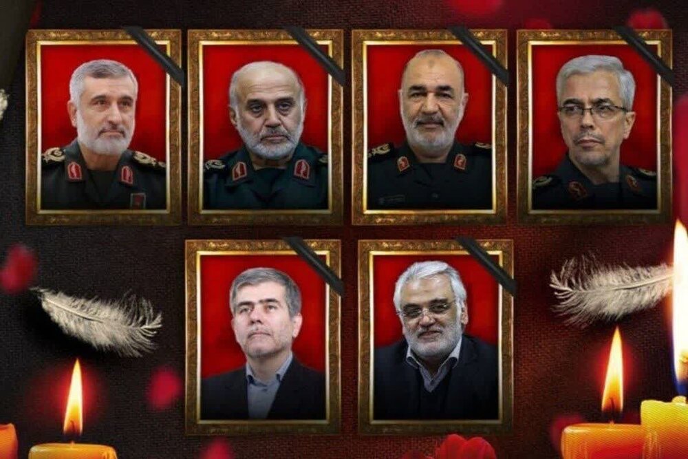 پیکر فرماندهان شهید تجاوز وحشیانه رژیم صهیونیستی روز شنبه تشییع می‌شود