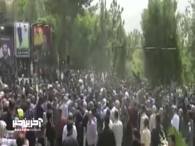 تشییع پیکر مطهر ۱۰ شهید در لرستان