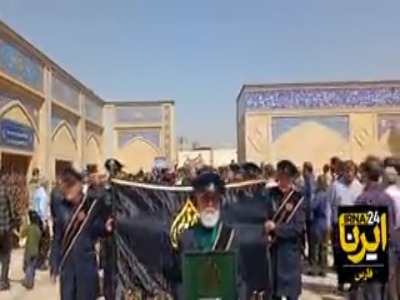 تشییع سردار شهید وطن در سومین حرم اهل بیت(ع)
