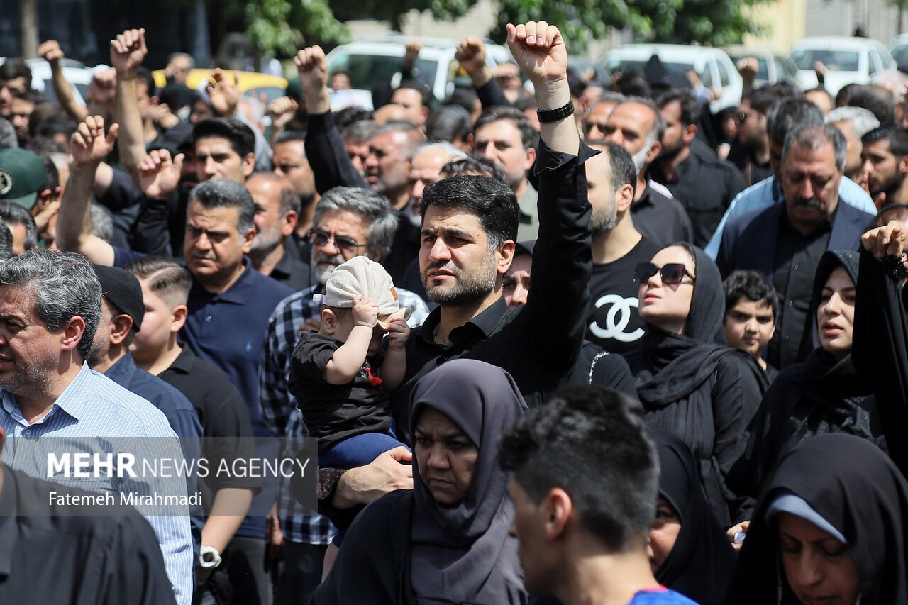 تشییع پیکر پاسدار شهید محمد قبادی