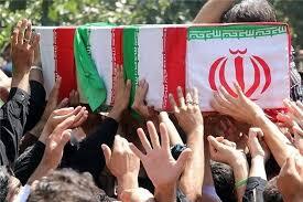 تشییع شهید ستوان دوم امین عسگری در گهرو