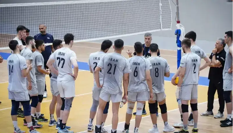 برنامه جوانان والیبال ایران در قهرمانی جهان