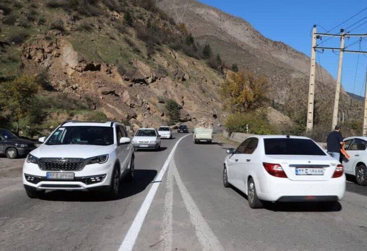 ترافیک سنگین در محورهای مواصلاتی مازندران