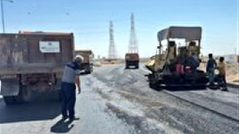 اجرای ۱۴ هزار مترمربع آسفالت در میدان تازه تاسیس