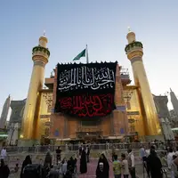 عکس/ سیاه‌پوشی حرم مطهر علوی در آستانه ماه محرم