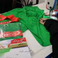 دوخت ۱۳هزار لباس مراسم شیرخوارگان حضرت علی اصغر(ع) در حرم رضوی