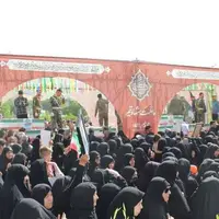 تشییع با شکوه ۱۰ شهید سرافراز وطن در خرم‌آباد
