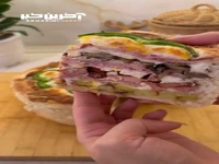 تا حالا کیک پیتزا خوردین