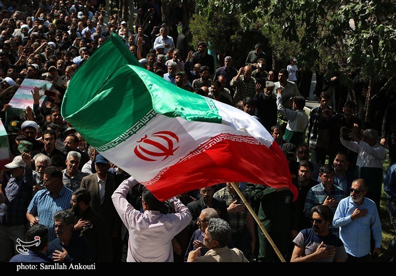 تشییع باشکوه شهدای پاسدار حمله صهیونیستی در کرمان