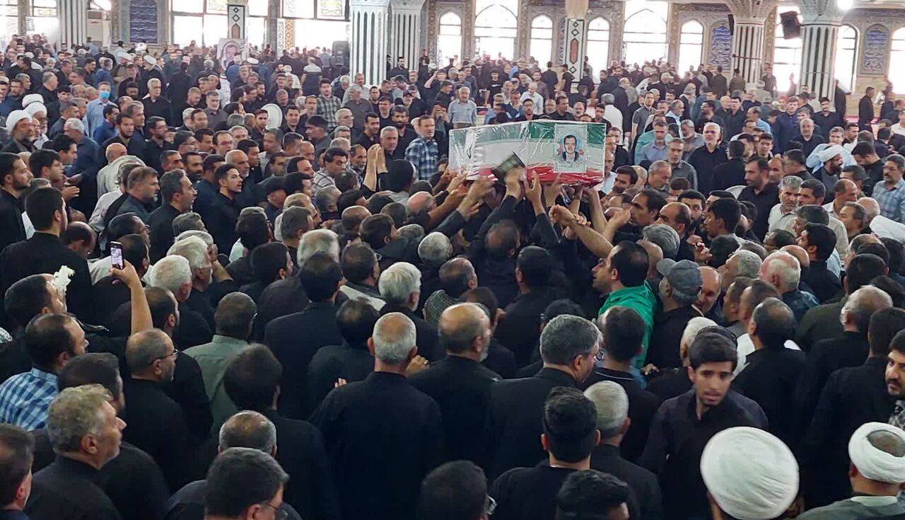 تشییع پیکر پزشک شهید تجاوز نظامی رژیم اسراییل به ایران در شهرکرد آغاز شد