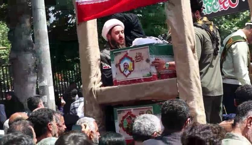 تشییع وخاکسپاری دو شهید مدافع امنیت در بابل