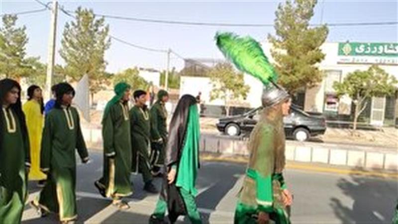 حرکت نمادین کاروان نینوا در مود سربیشه