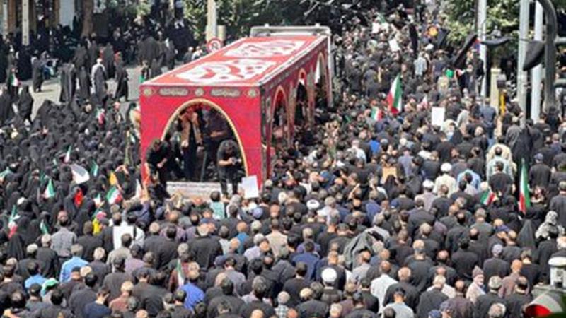 مراسم باشکوه تشییع شهدای مقاومت در کرج برگزار شد