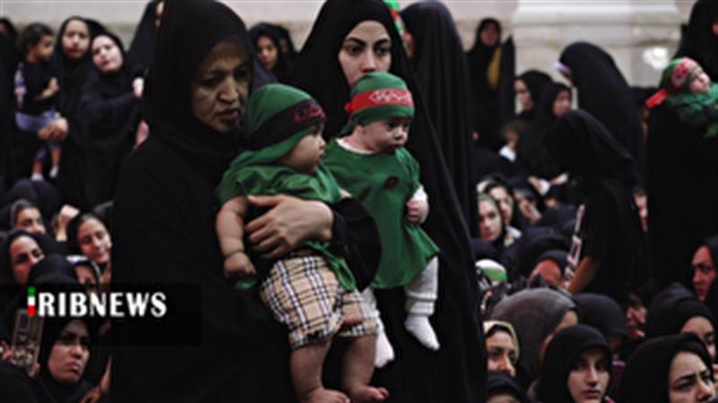 برگزاری همایش شیرخوارگان حسینی در حرم حضرت معصومه (س)