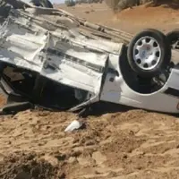 یک کشته و یک مصدوم به دنبال واژگونی پژو در محور نیشابور_مشهد