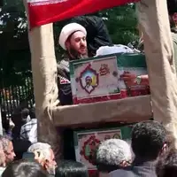 تشییع وخاکسپاری دو شهید مدافع امنیت در بابل 