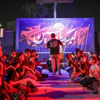 عزاداری شب اول محرم در هیأت ثامن‌الحجج (ع)