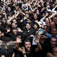 عکس/ تشییع پیکر مطهر ۲ شهید حملات رژیم صهیونیستی در خمینی‌شهر اصفهان