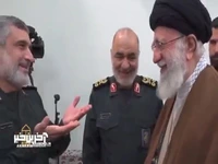 لحظاتی از دیدار فرماندهان شهید سلامی، حاجی‌زاده و کاظمی با رهبر معظم انقلاب