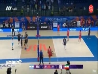 لحظه مصدومیت شدید مرتضی شریفی در بازی با آرژانتین