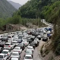 محدودیت ترافیکی در جاده چالوس برای موج بازگشت مسافران