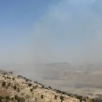 آتش‌سوزی در اطراف روستای چما ایلام مهار شد