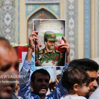عکس/ تشییع پیکر مطهر سردار شهید «منصور صفرپور» در شیراز