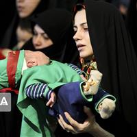 شیرخوارگان اردبیلی با طفل عطشان کربلا همنوا شدند