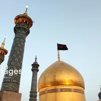 اذن عزا و تعویض پرچم حرم حضرت معصومه(س)