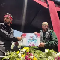 عکس/ مراسم تشییع سردار شهید کاظمی و سایر شهدا در مشهد 