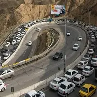 ترافیک سنگین در محورهای مواصلاتی مازندران