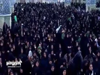 مراسم شیرخوارگان حسینی در حرم امام رضا(ع)
