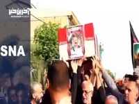 تشییع پیکر ۱۵ شهید حمله رژیم صهیونیستی به آستانه اشرفیه