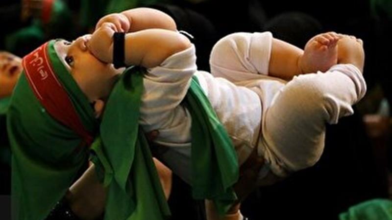 برگزاری همایش شیرخوارگان حسینی در  استان سمنان
