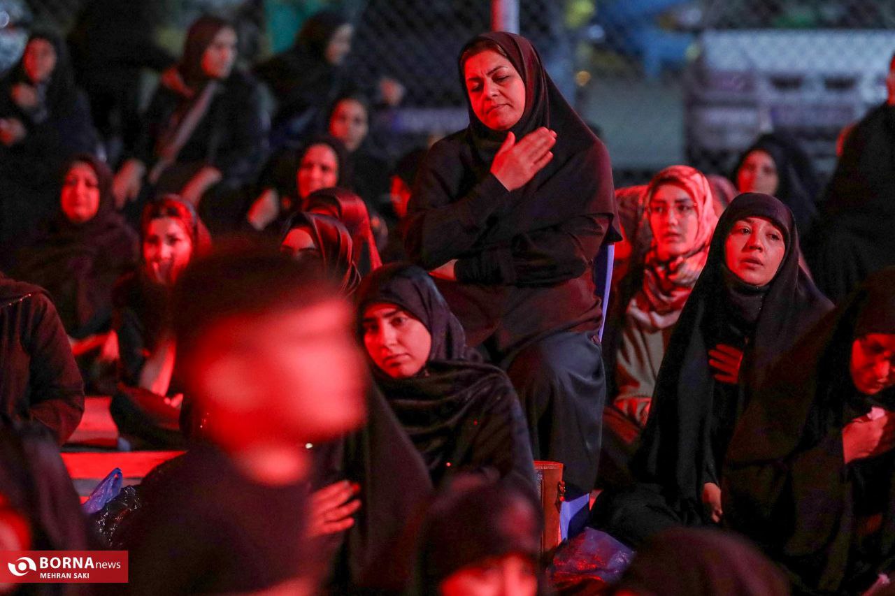 عزاداری شب اول محرم در هیأت ثامن‌الحجج (ع)