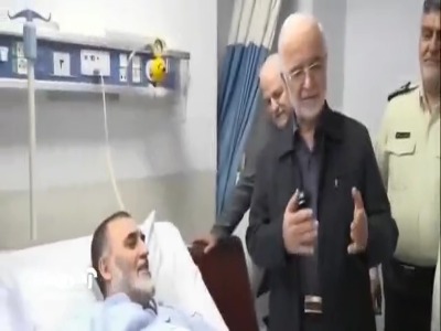 عیادت وزیر کشور از مجروحان تهاجم اسرائیل