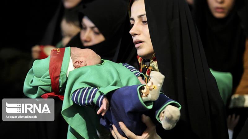 شیرخوارگان اردبیلی با طفل عطشان کربلا همنوا شدند
