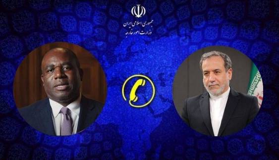 گفتگوی تلفنی وزرای خارجه ایران و انگلیس